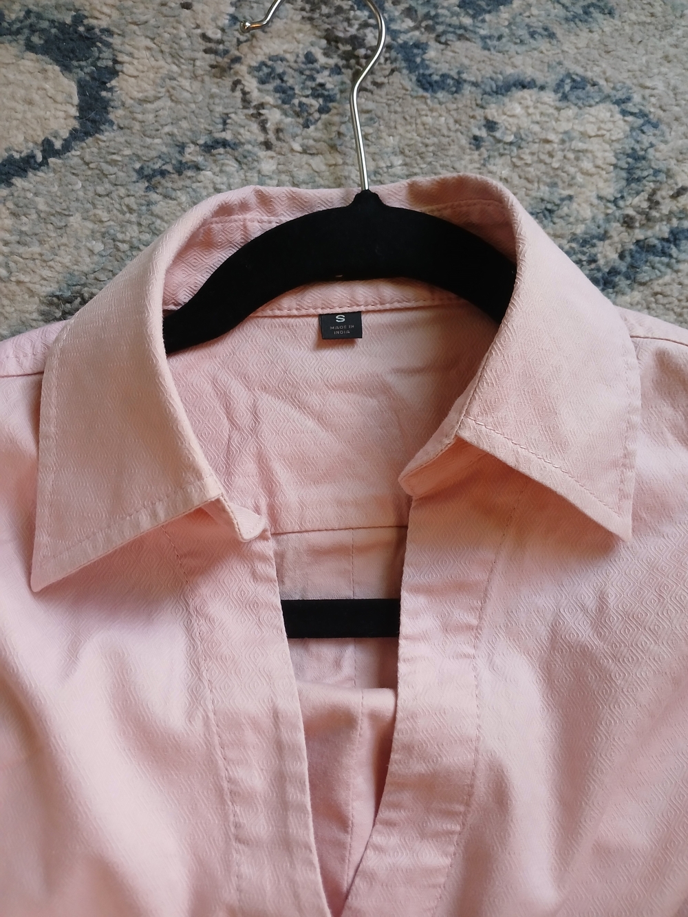 Express Textured Women's Pink Button-Up Shirt - Size S